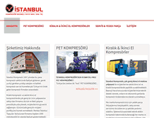 Tablet Screenshot of istanbulkompresor.com.tr